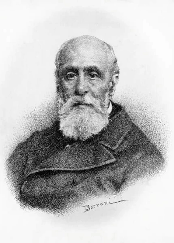 Ritratto di Giovanni Ruffini (1807 - 1881), poeta e patriota italiano